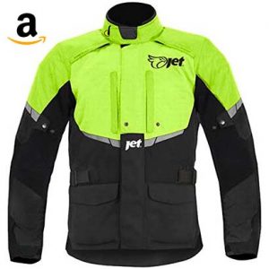 JET Chaqueta Moto Hombre Textil Impermeable con Armadura Tourer